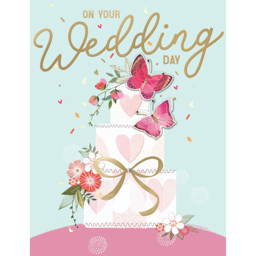 Picture of ON YOUR WEDDING DAY LARGE CARD